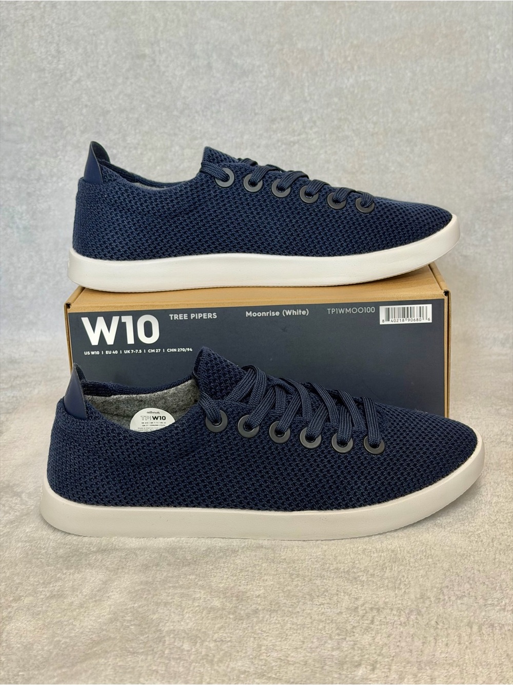 New - Allbirds Tree Pipers Navy 10W / 8.5M